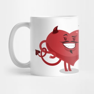 Valentines heart evil Mug